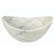 preview thumbnail 2 of 3, Eden Bath Small Stone Canoe Sink - Honed Guanxi White Marble