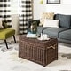 preview thumbnail 2 of 70, happimess Jacob 30" Wicker Storage Trunk