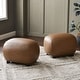 preview thumbnail 78 of 112, KINWELL 23" Wide Faux Leather Upholstered Ottoman Footrest, PU Entryway Footstool