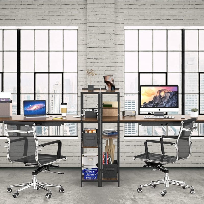 Mission Desk with Side Shelf