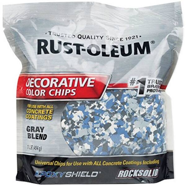 Shop Rust Oleum 301359 Epoxy Shield Decorative Color Chips Blue