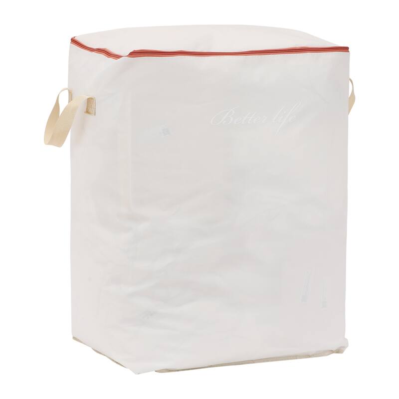 1 Pcs Storage Bags, Clothes Storage, Moving Bags for Organizing Clothing, Bedroom, Closet Organizers and Storage with Handles - Beige - 55*20*28in