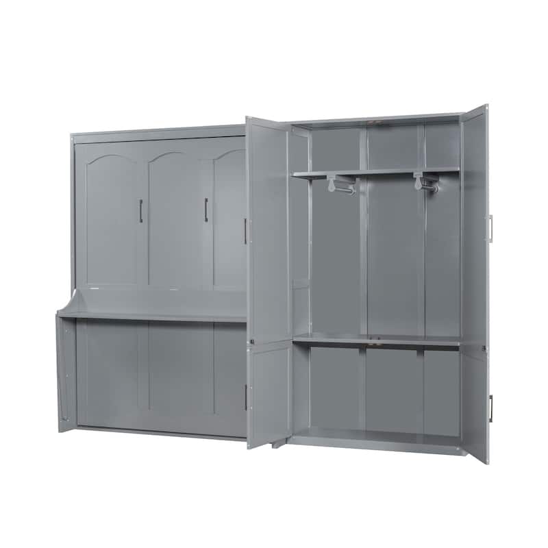 Queen Murphy Bed with Closet