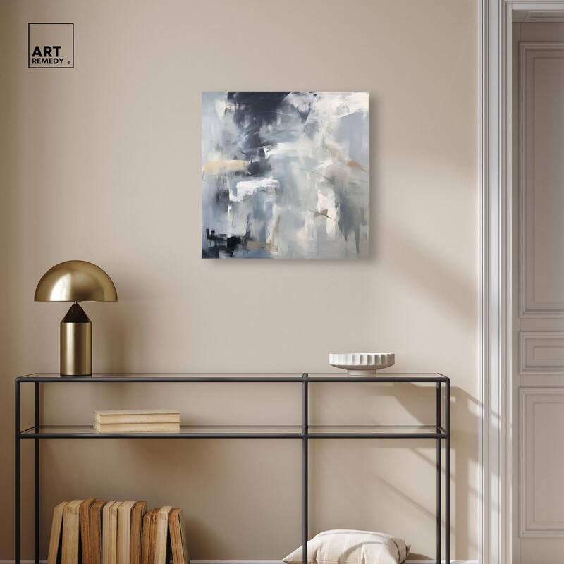 Contemplative Blues II Canvas by Art Remedy, Gallery Wrapped