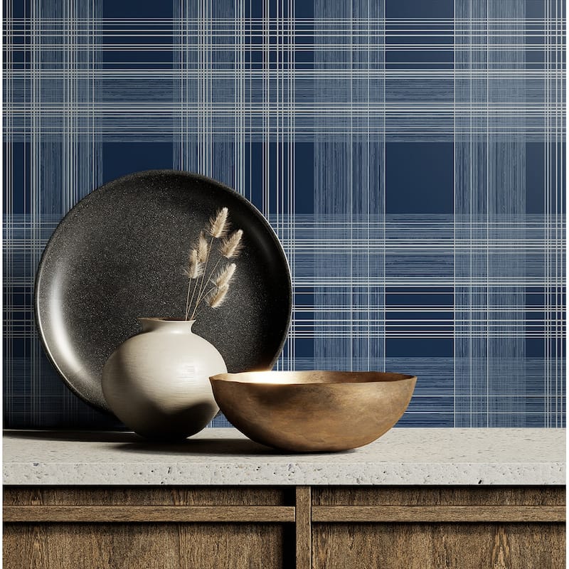 Stacy Garcia Home Rad Plaid Peel and Stick Wallpaper