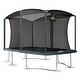 preview thumbnail 1 of 3, Machrus Moxie 8 x 12 FT Rectangular Outdoor Trampoline Set with Premium Safety Enclosure Gymnastics Rectangular Trampoline