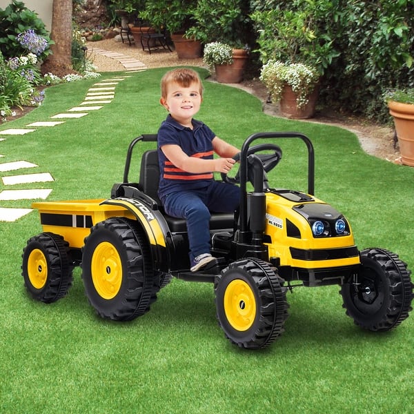 slide 2 of 6, Kids Ride on Tractor
