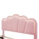 preview thumbnail 50 of 48, Upholstered bed with LED lights