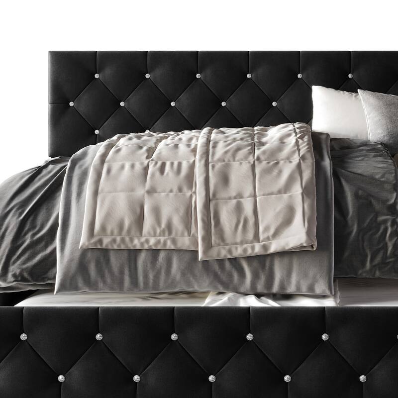 Clayfell Darcey Luxurious Velvet Upholstered Daybed