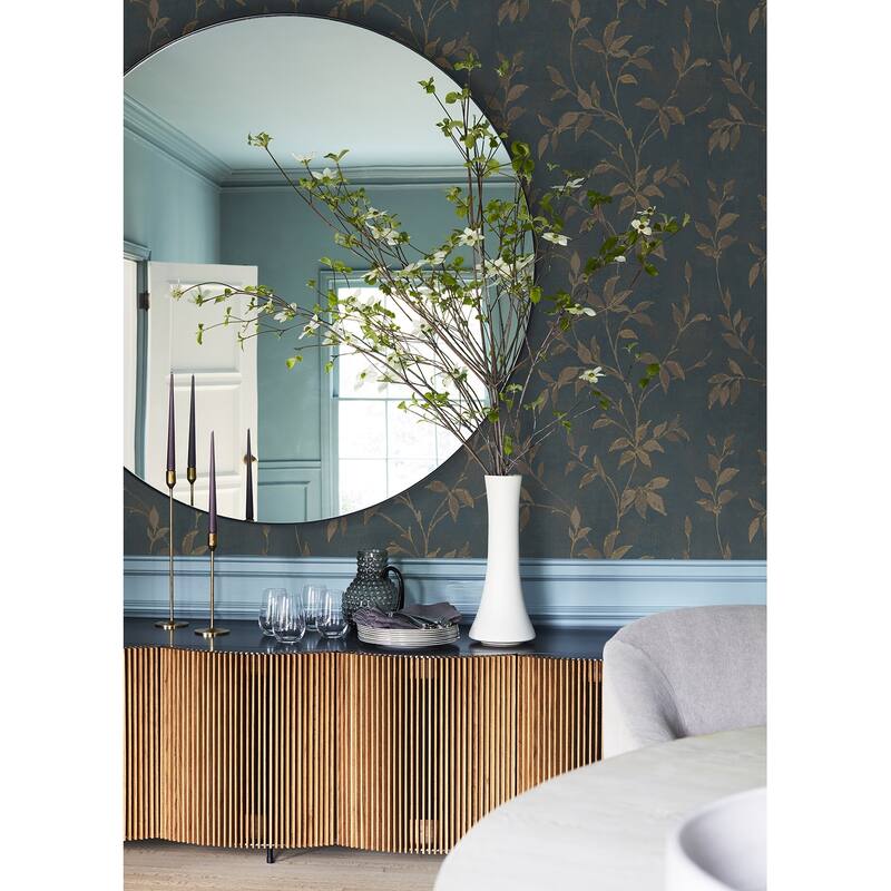 A-Street Prints Kupari Blue Trail Wallpaper