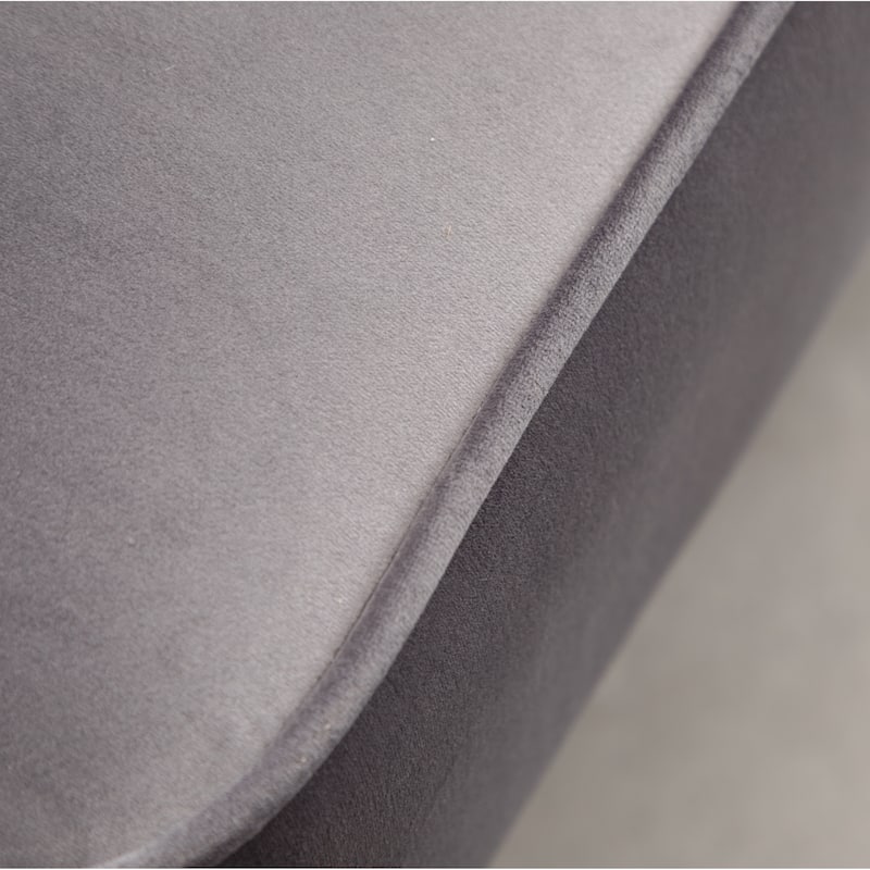 Gray 26" Polyester Accent Chair