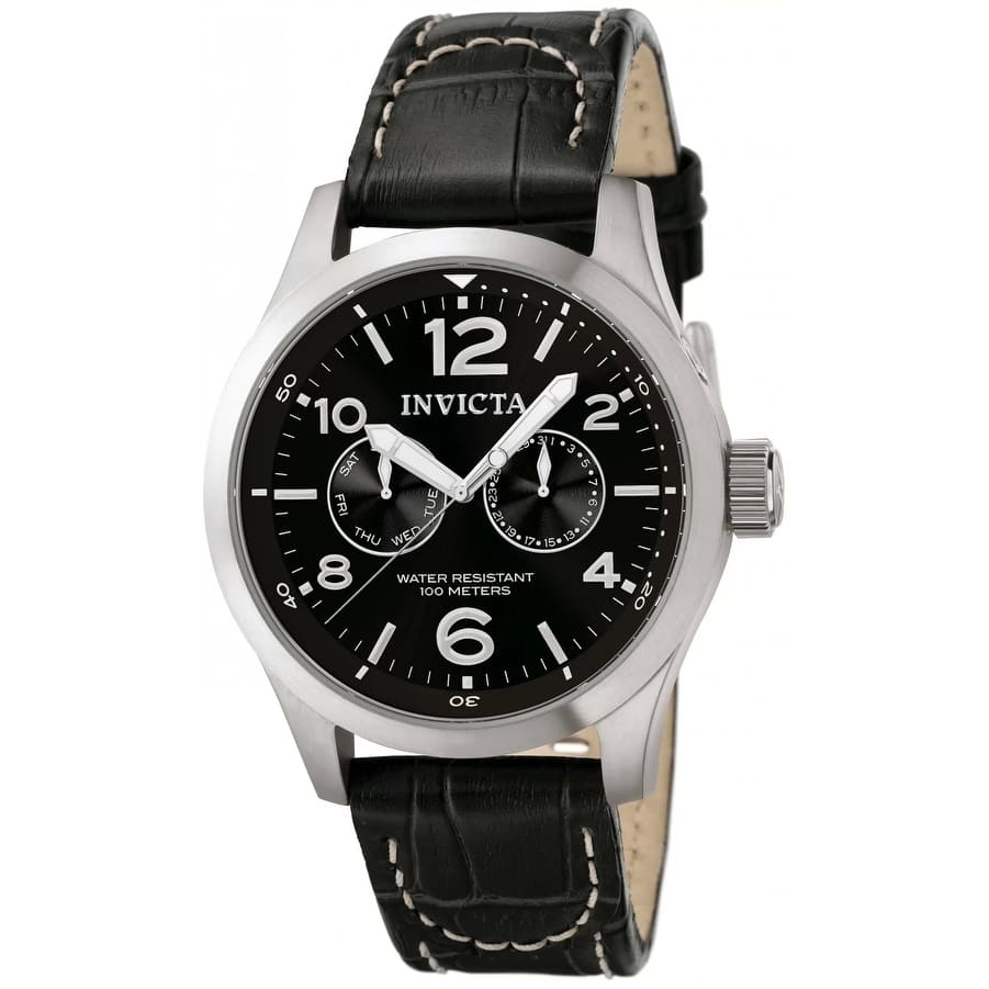 Invicta Men's 0764 I-Force Quartz Multifunction Black Dial Watch