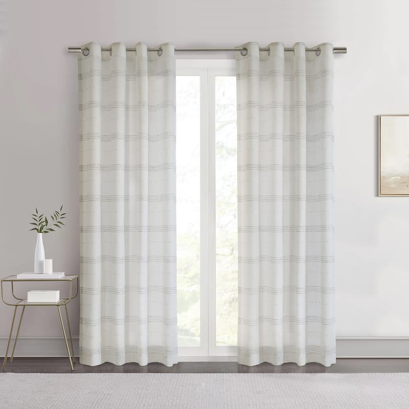 Jasper Sheer Grommet Curtain Panel - White - 52" x 84"