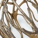preview thumbnail 19 of 17, Sphaira I Small Silver Cast Aluminum Decorative Tree Branch Orb