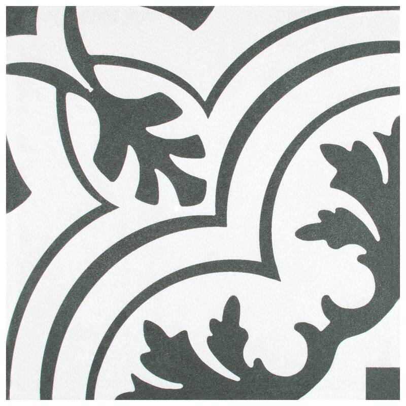 Merola Tile Twenties Vintage 7-3/4" x 7-3/4" Ceramic Floor and Wall Tile