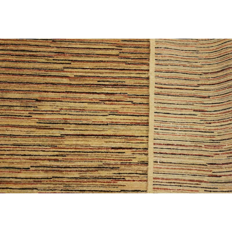 Boho Earthline Gabbeh Hand Knotted Wool Area Rug