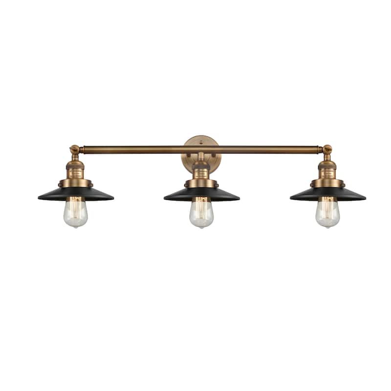 Innovations Lighting Railroad 3 Light 32" Wide Bathroom Vanity Light