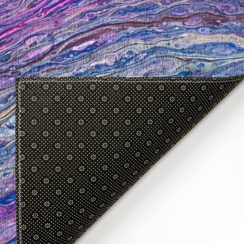 Indoor/ Outdoor Addison Karina Abstract Washable Area Rug