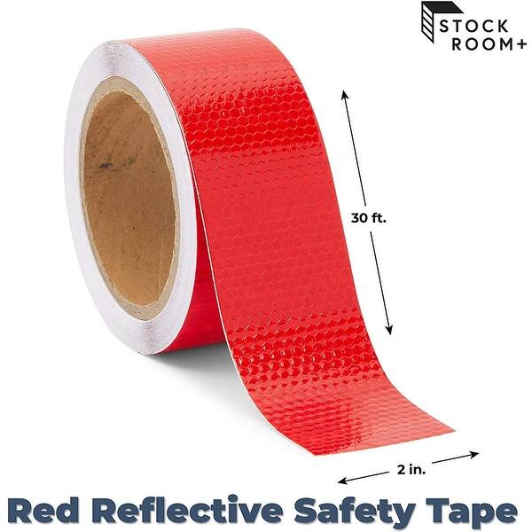 Reflektor Rol Stockroom Plus Red Reflective Tape - 2 In x 30 FT Outdoor Reflector ...