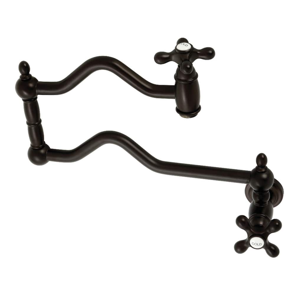 Heritage Wall Mount Pot Filler Kitchen Faucet