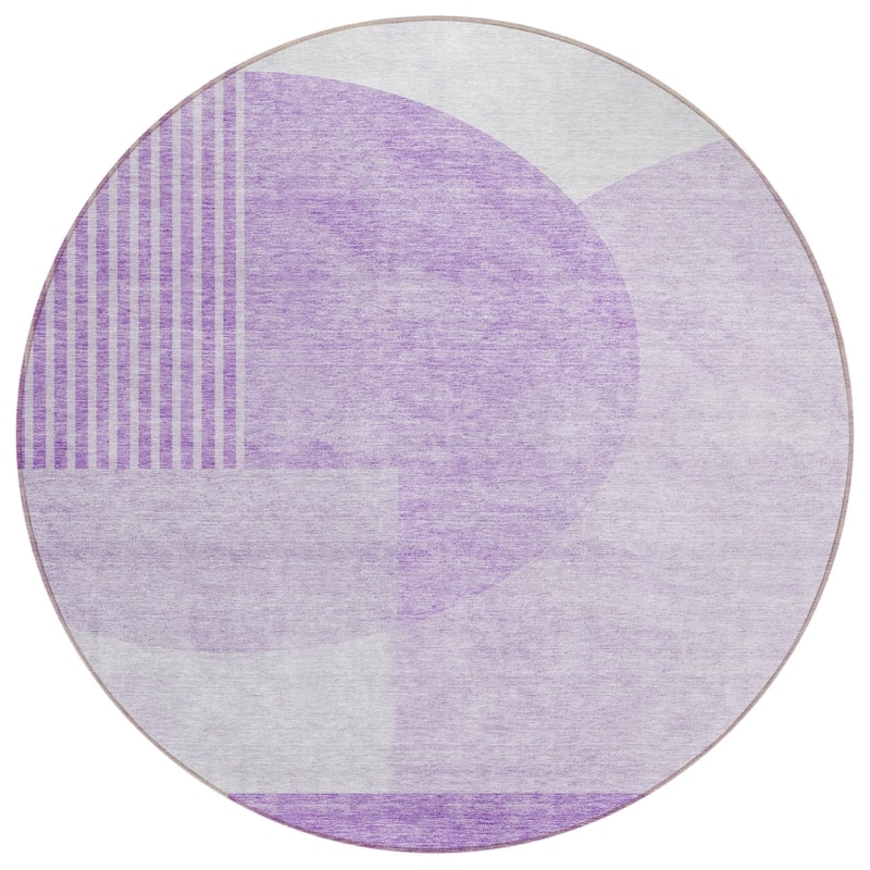 HomeRoots Geometric Transitional Rectangle Outdoor Rug