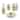 Avanti Linens Colony Palm 4-Piece Bath Accessory Set - Bath Acc 4pc Set - TM, TB, SD, LP