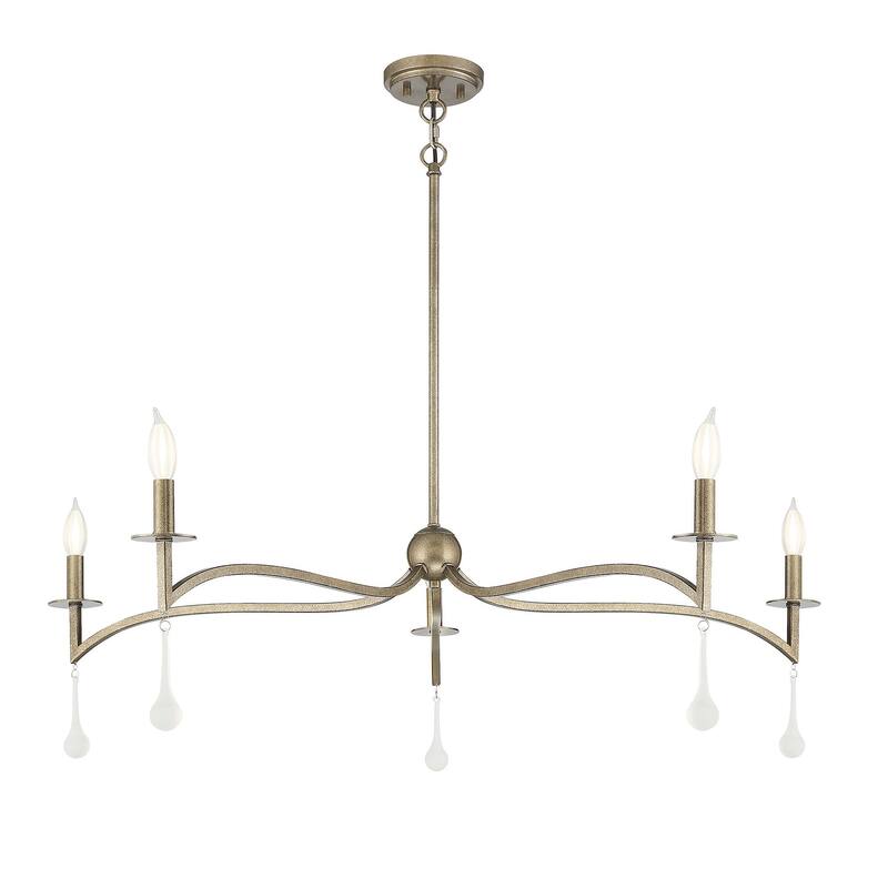 Savoy House Laramie 5 Light 43" Wide Crystal Chandelier