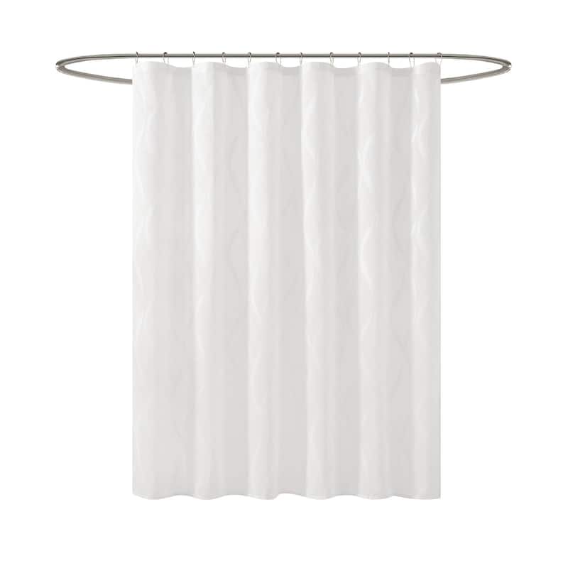 Madison Park Candice Sheer Shower Curtain