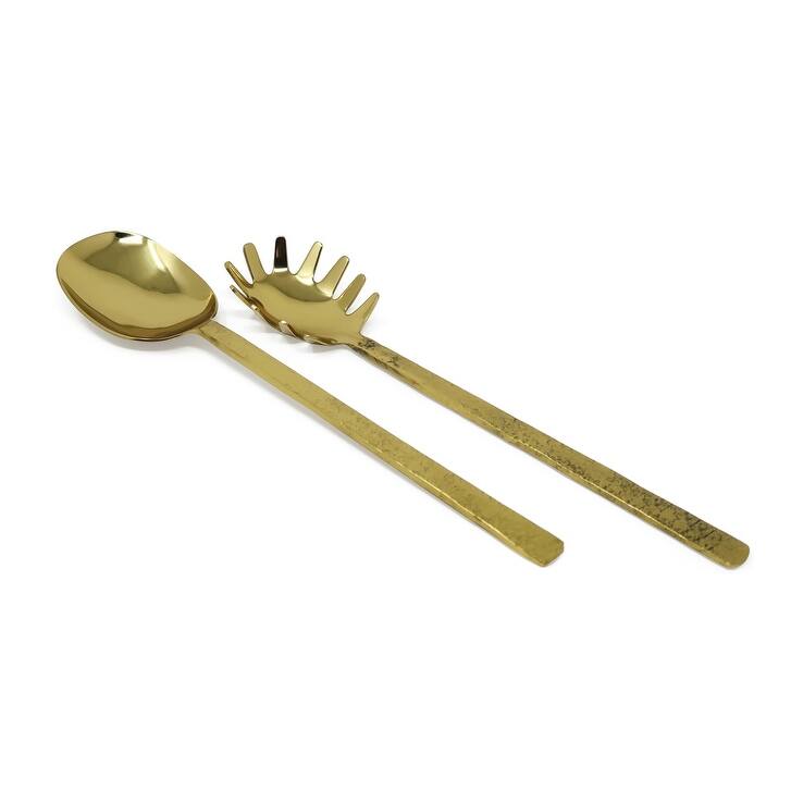 Gold Pasta Servers, Set of 2