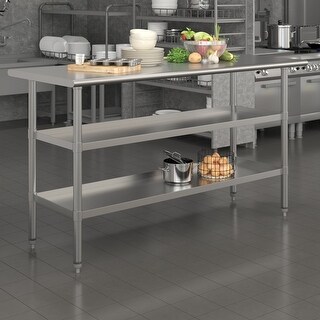 NSF Stainless Steel 18 Gauge Work Table