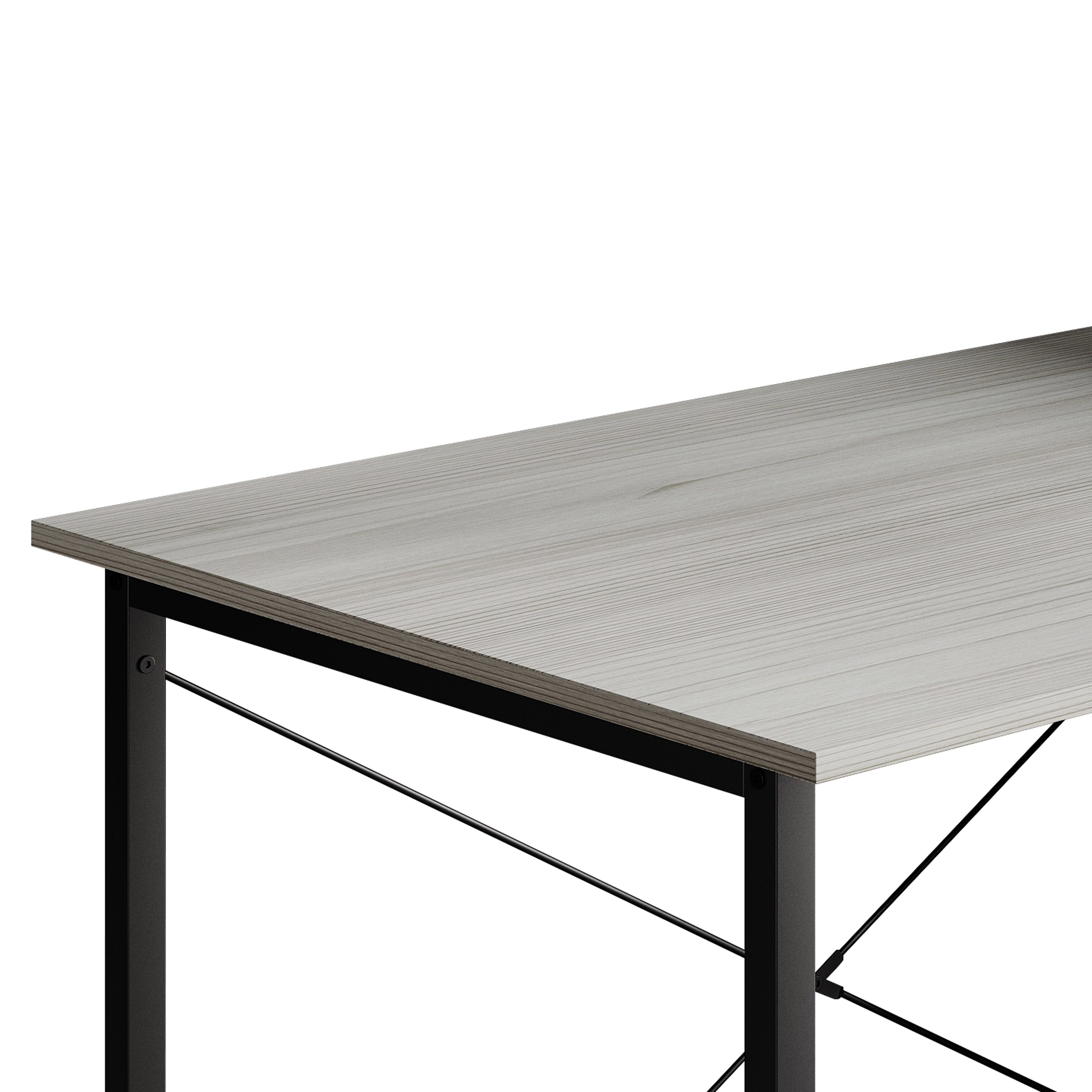 パソコンデスク Shabby Chic Wood Desk 100cm CraftPorch Shabby Chic Writing Desk with Side Cabinet - Overstock