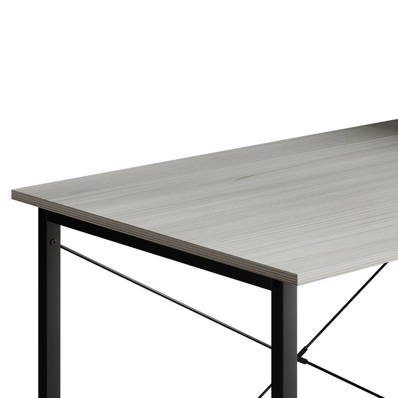 CraftPorch Shabby Chic Writing Desk with Side Cabinet