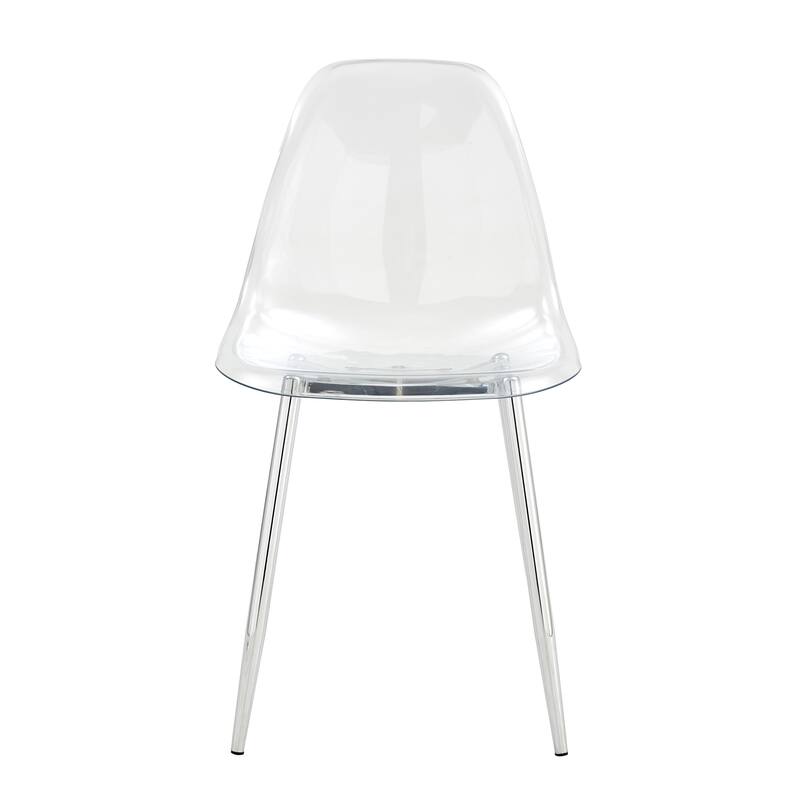 Stylish Ergonomic Dining Chair, Metal Legs
