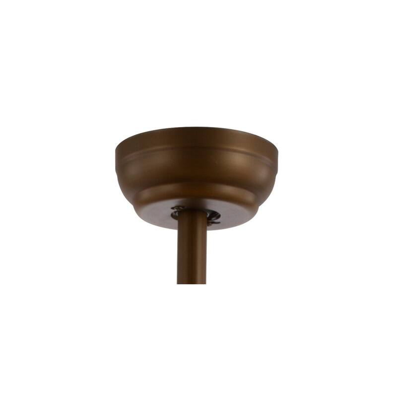 Clift 52" 3-Light Metal/Wood LED Ceiling Fan With Remote, Satin Bronze by JONATHAN Y