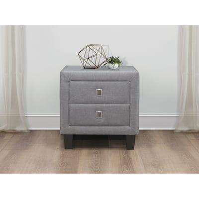Night Stand with one drawer, fabric