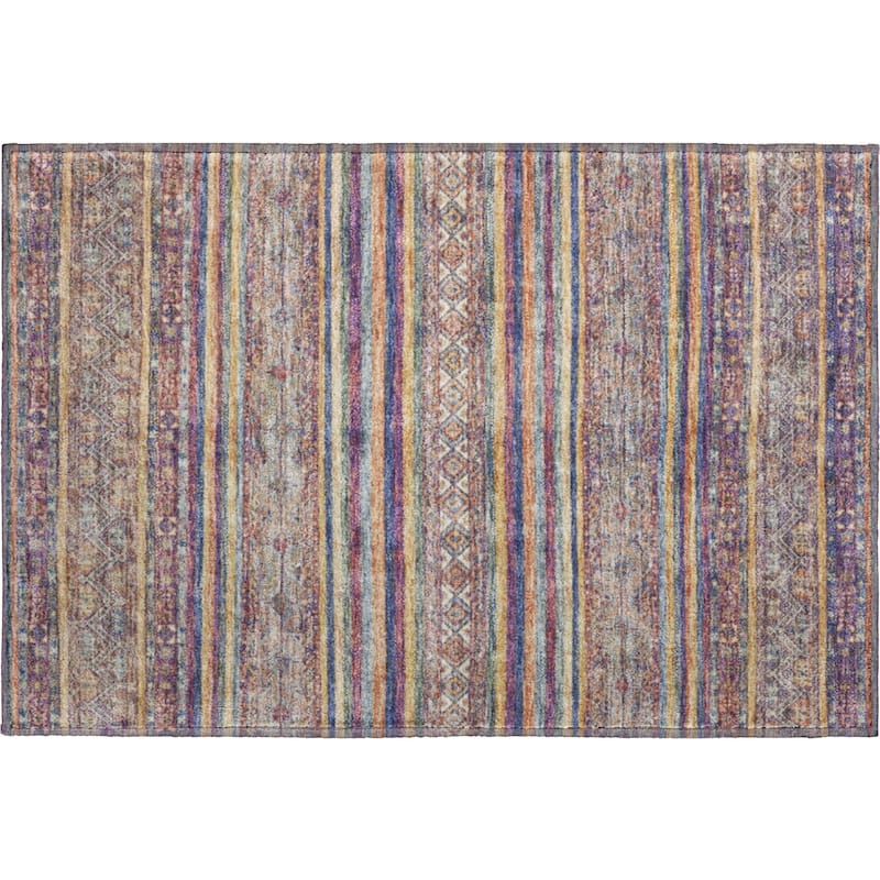 Premium Washable Super Soft Boho Stripes Mayfield Rug