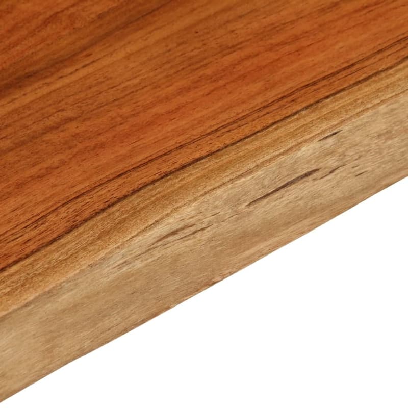 vidaXL Table Top Replacement Board Tabletop Accessory Solid Wood Live Edge
