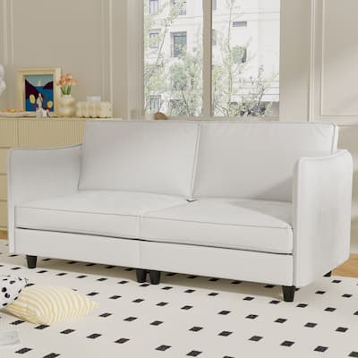 Christopher Knight Home - Hadley 74.27" Loveseat Sofa with Mid-Century Modern Design