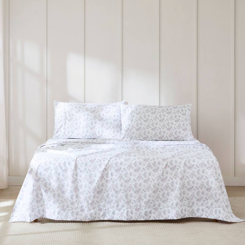 Lush Decor Suzette Pink Sheet Set - Queen