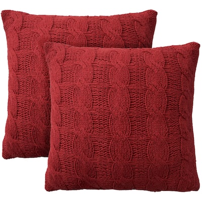 Mina Victory Lifestyle Solid Throw Pillow