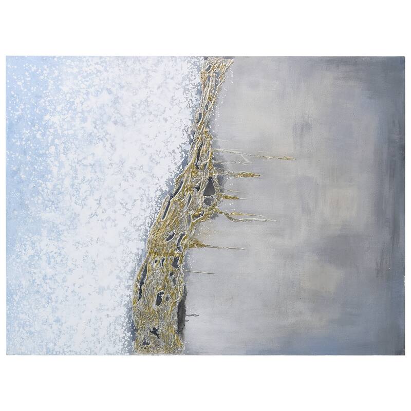 Golden Summer Textured Metallic Hand Painted Wall Art by Martin Edwards