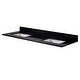 preview thumbnail 21 of 24, Altair Feltre Bathroom Vanity Countertop in Imperial Black Finish