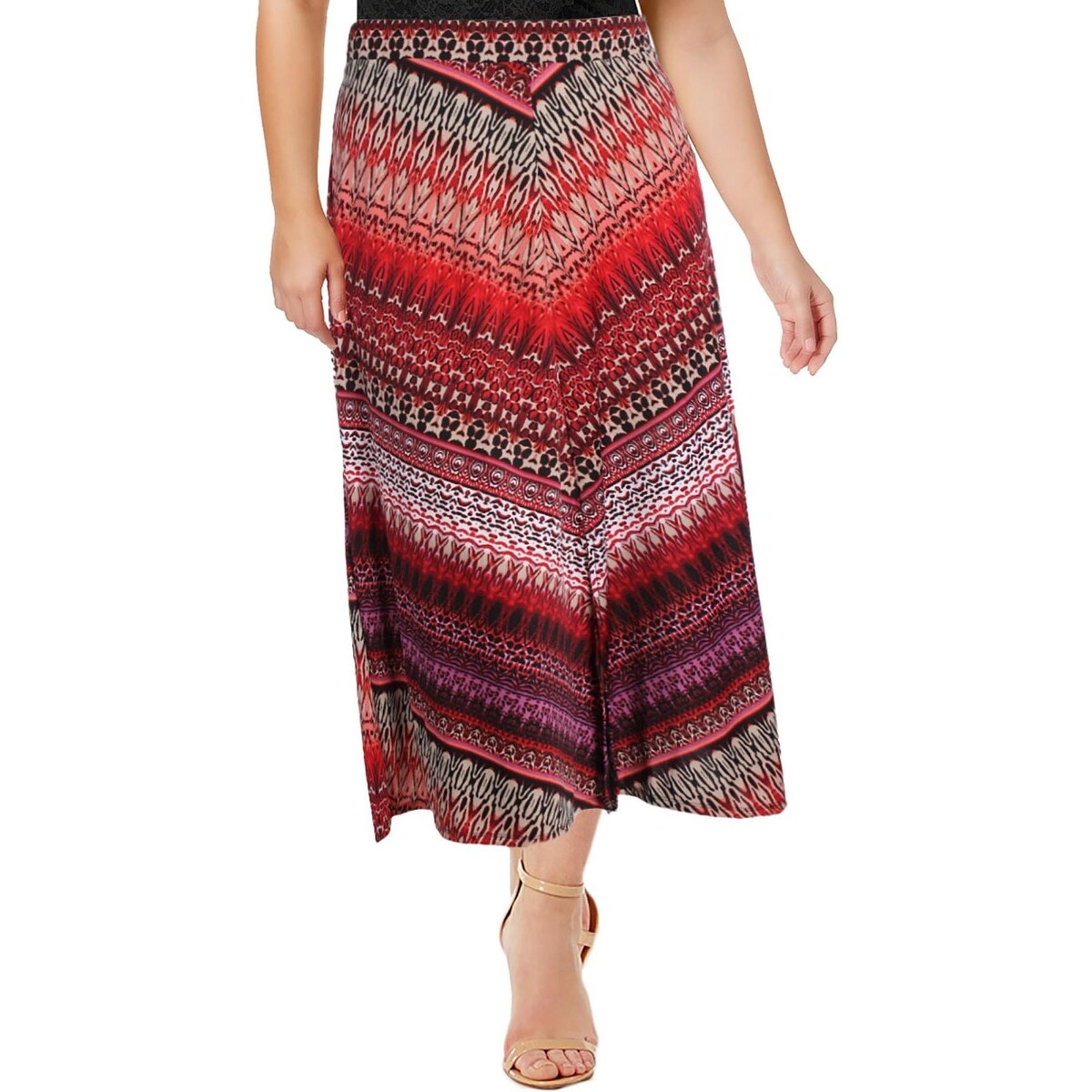jersey petite maxi skirt