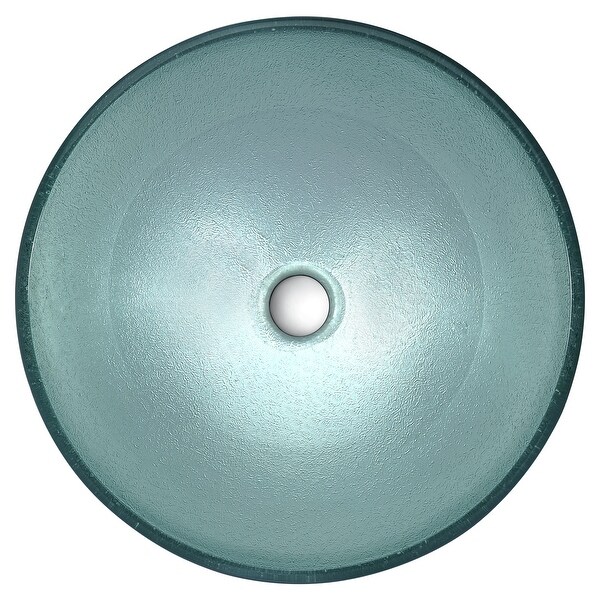ANZZI Komupau Series Deco-Glass Vessel Sink in Churning