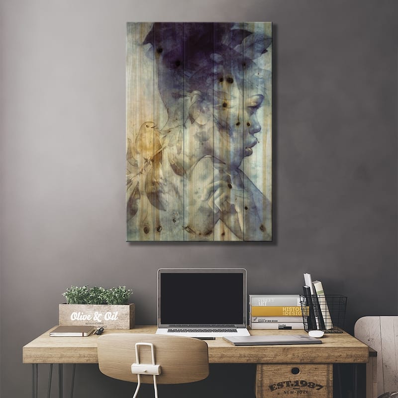 Midas Print On Wood by Anna Dittmann - Multi-Color