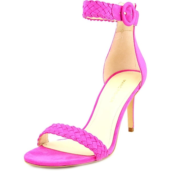 Marc Fisher Braelin 2 Women Open Toe Canvas Pink Sandals