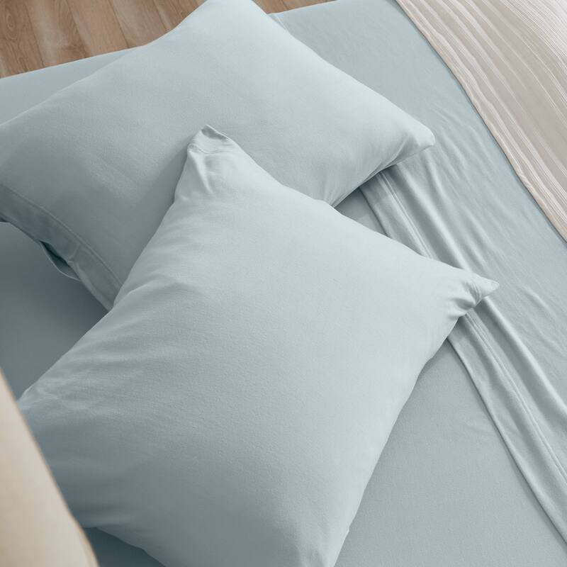 Premium Modal T-Shirt Jersey Knit Sheet Set