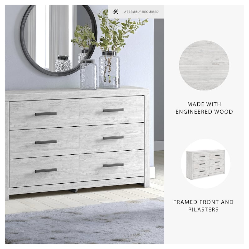 Signature Design by Ashley Cayboni Whitewash Dresser