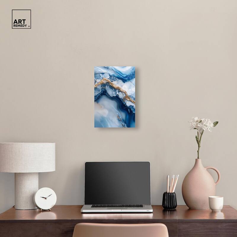 Molten Topaz II Canvas by Art Remedy, Gallery Wrapped