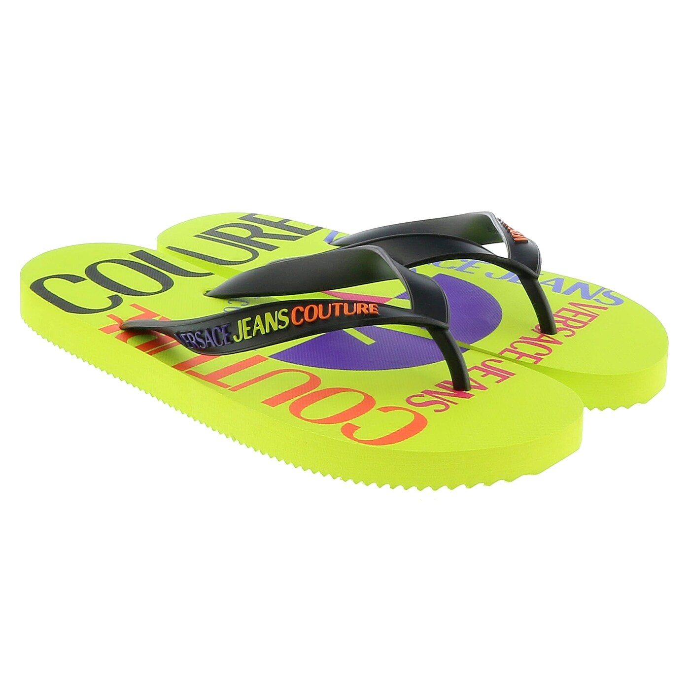 Versace Jeans Couture Neon Yellow Signature Colorblock  display picture 1